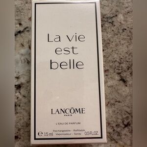 NEW Lancôme Via est Belle 0.5 oz rechargeable, refillable